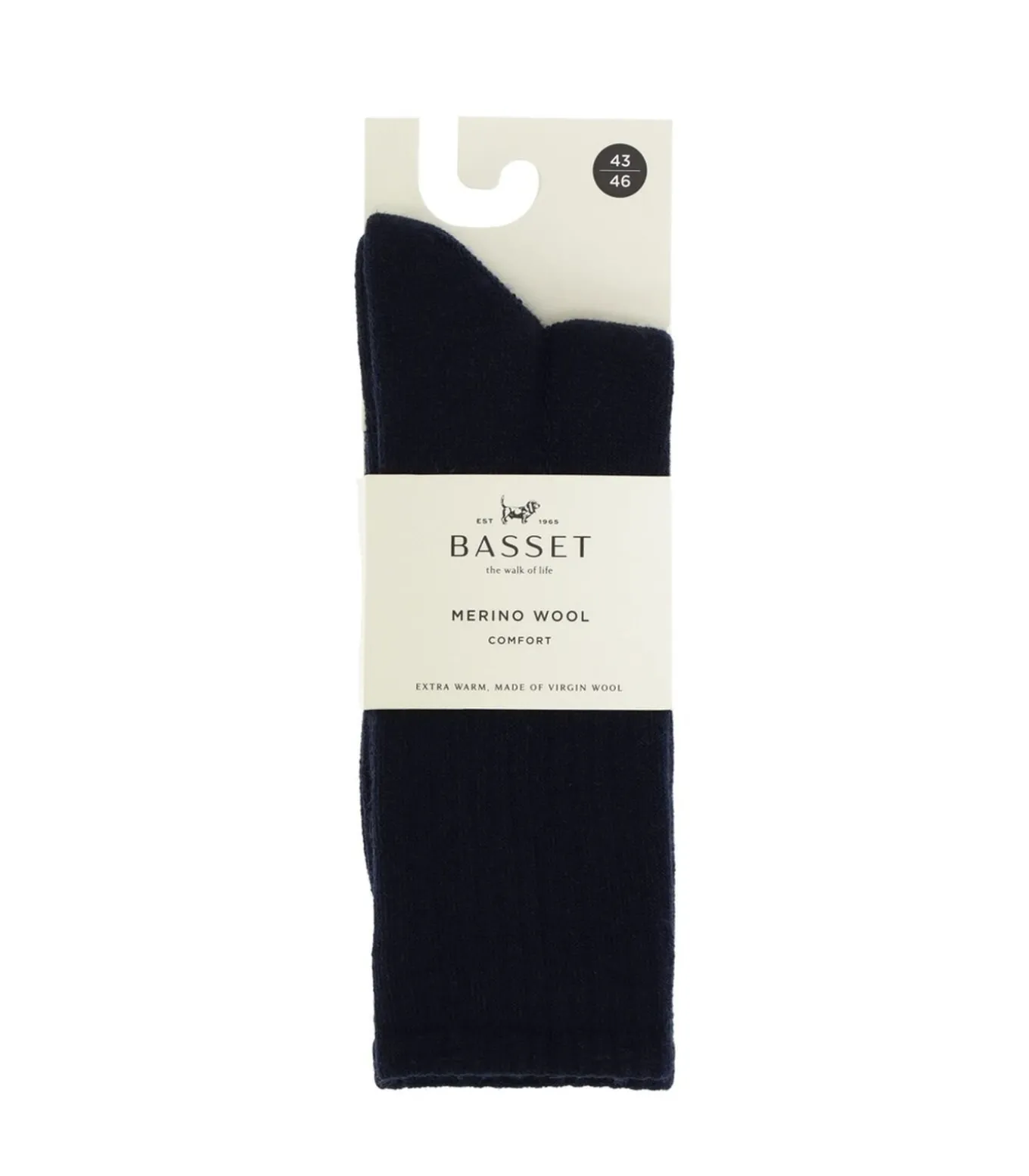 Comfort - Merinowollen Sokken - 1 paar - Marine