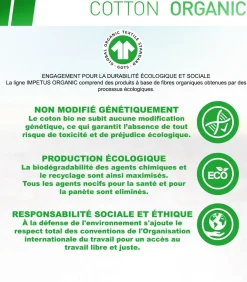 Comfortabele slip biologisch Oeko-Tex katoen Cotton Organic