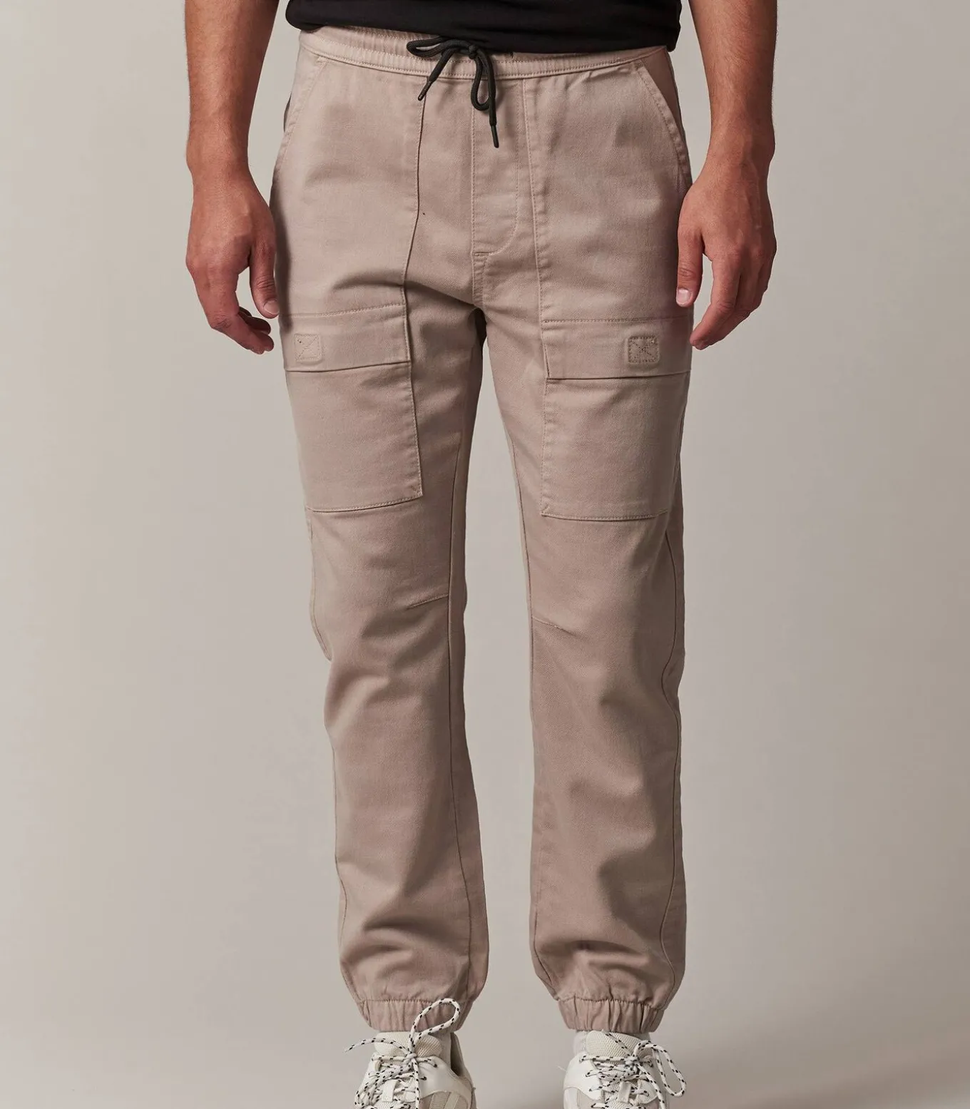 CORNER - Gebreide denim joggingbroek voor heren