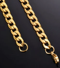 Cuban Ketting - 6mm - Goud Kleurig - Staal - 60cm
