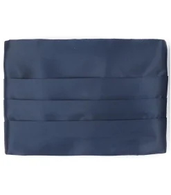 Cumberband Strik Pochet Set Navy