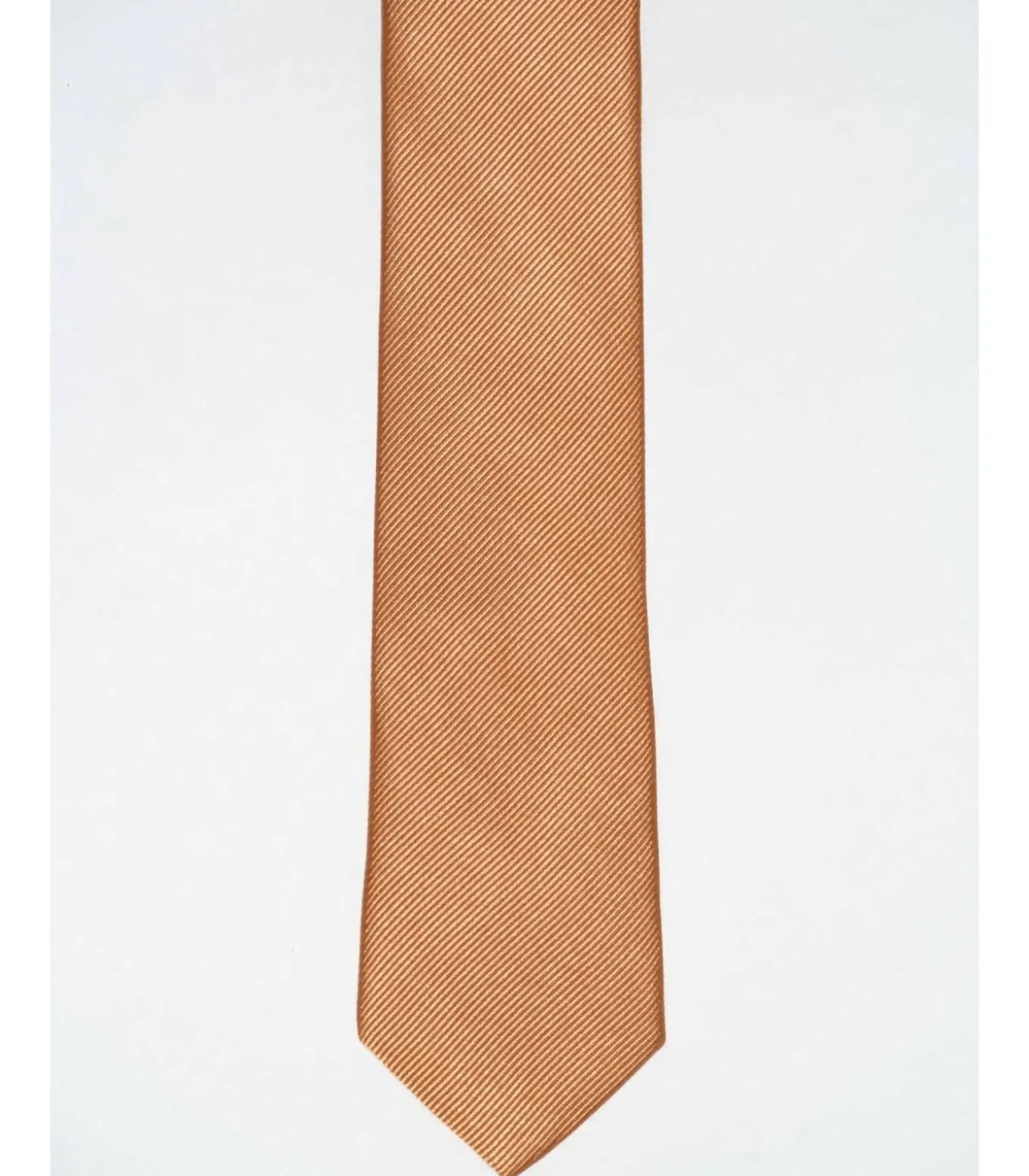 Das slimline zijde zalmkleur