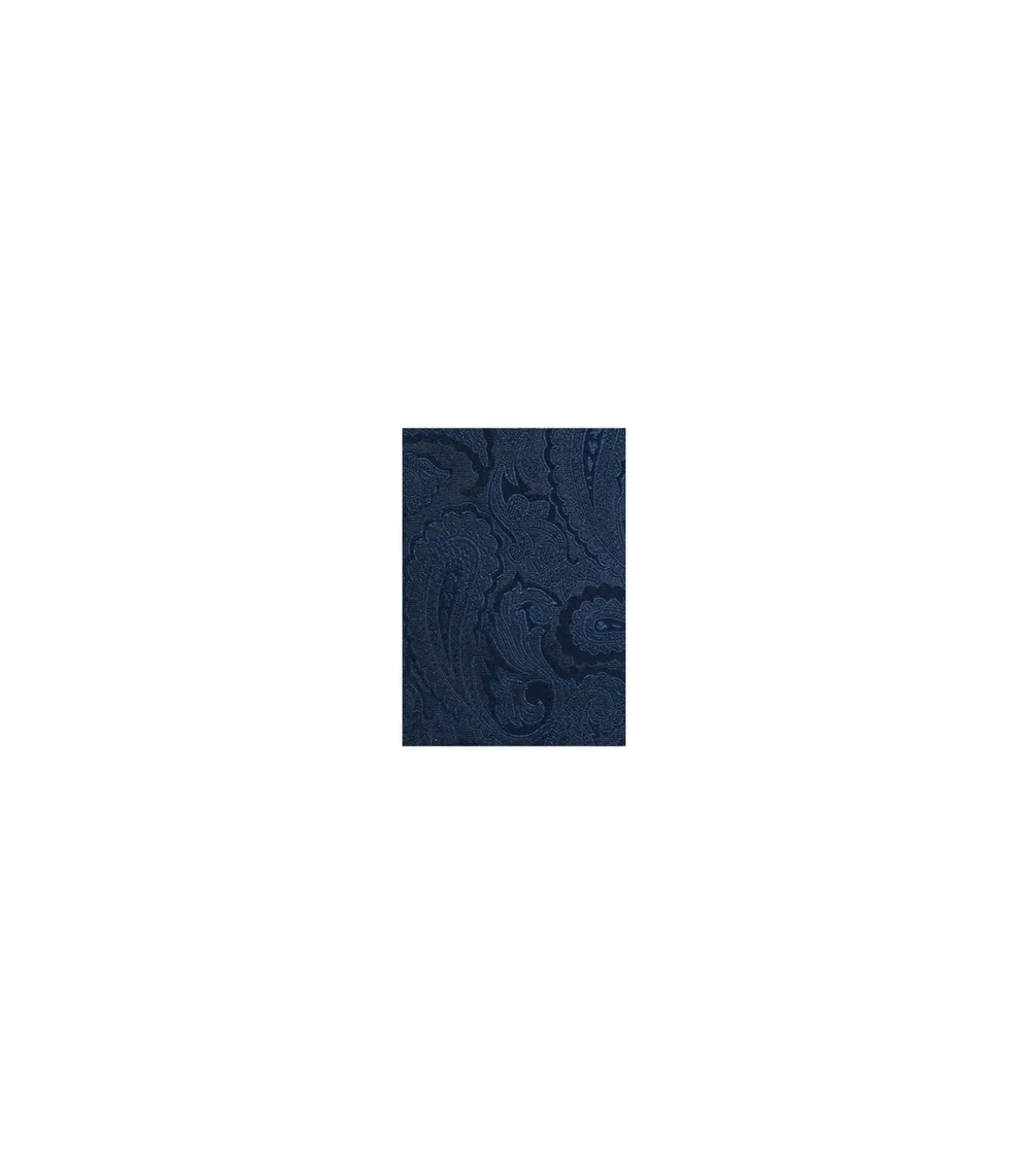 Das zijde donkerblauw paisley