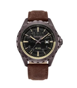 Datum horloge Day Pond Brown