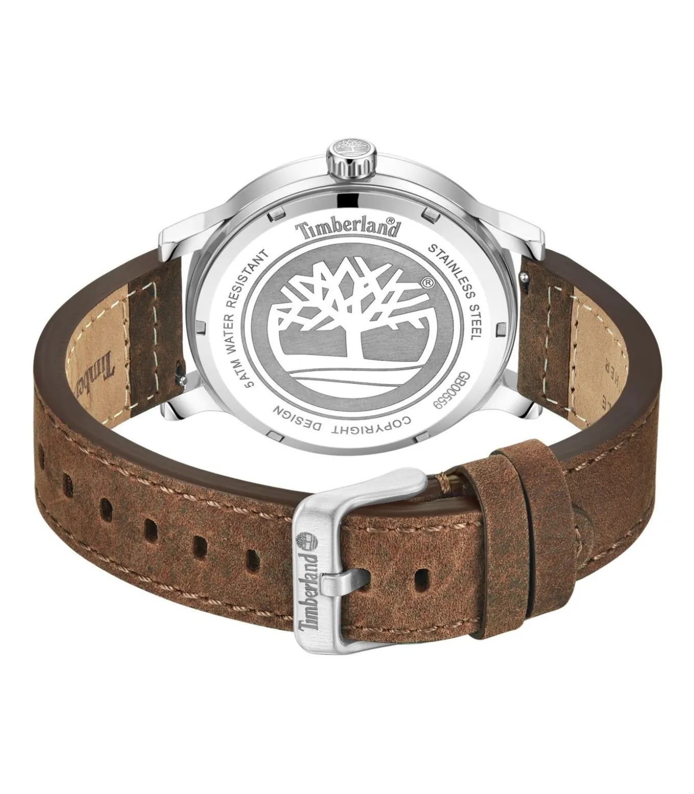 Datum horloge Driscoll Green - Brown
