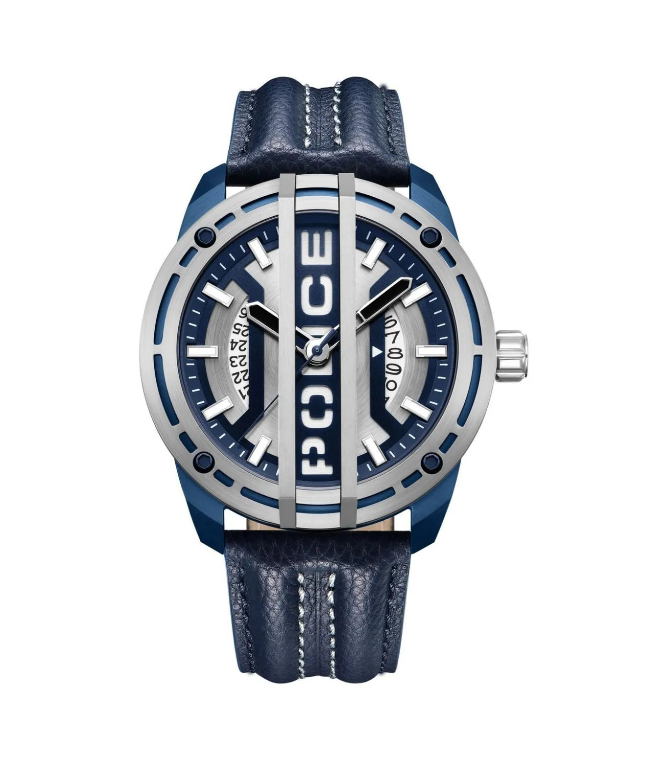 Datum horloge Fast Lane Blue