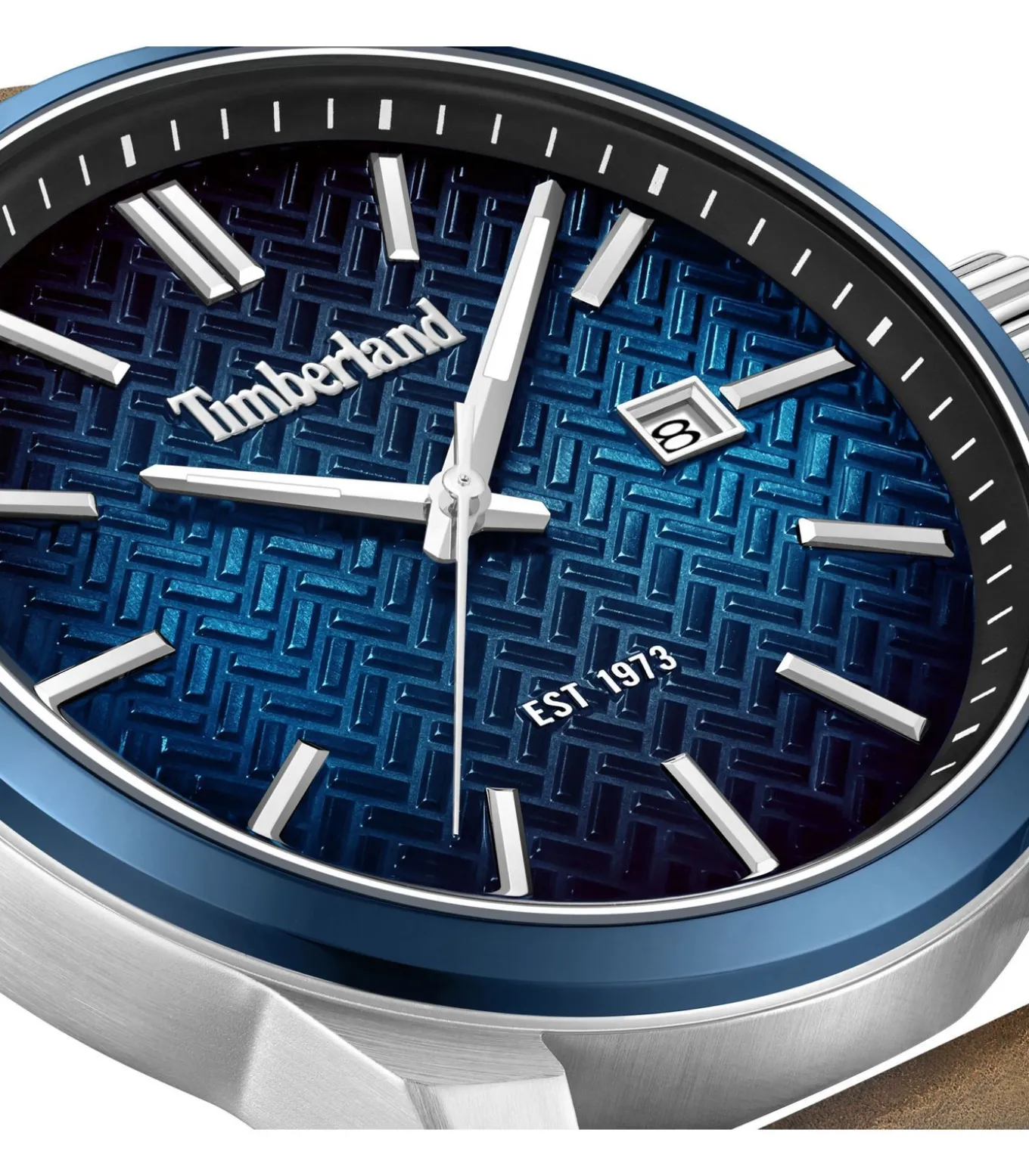 Datum horloge Henniker II Blue - Brown
