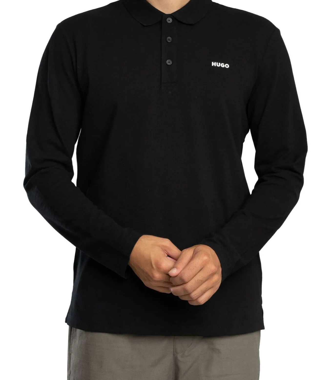 Donnolong Poloshirt Met Lange Mouwen