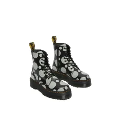 Dr. Martens Jadon enkellaarsjes met zwarte stippen