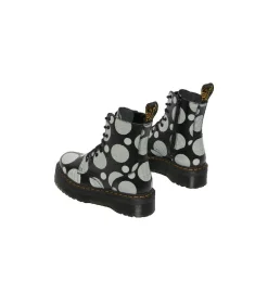 Dr. Martens Jadon enkellaarsjes met zwarte stippen