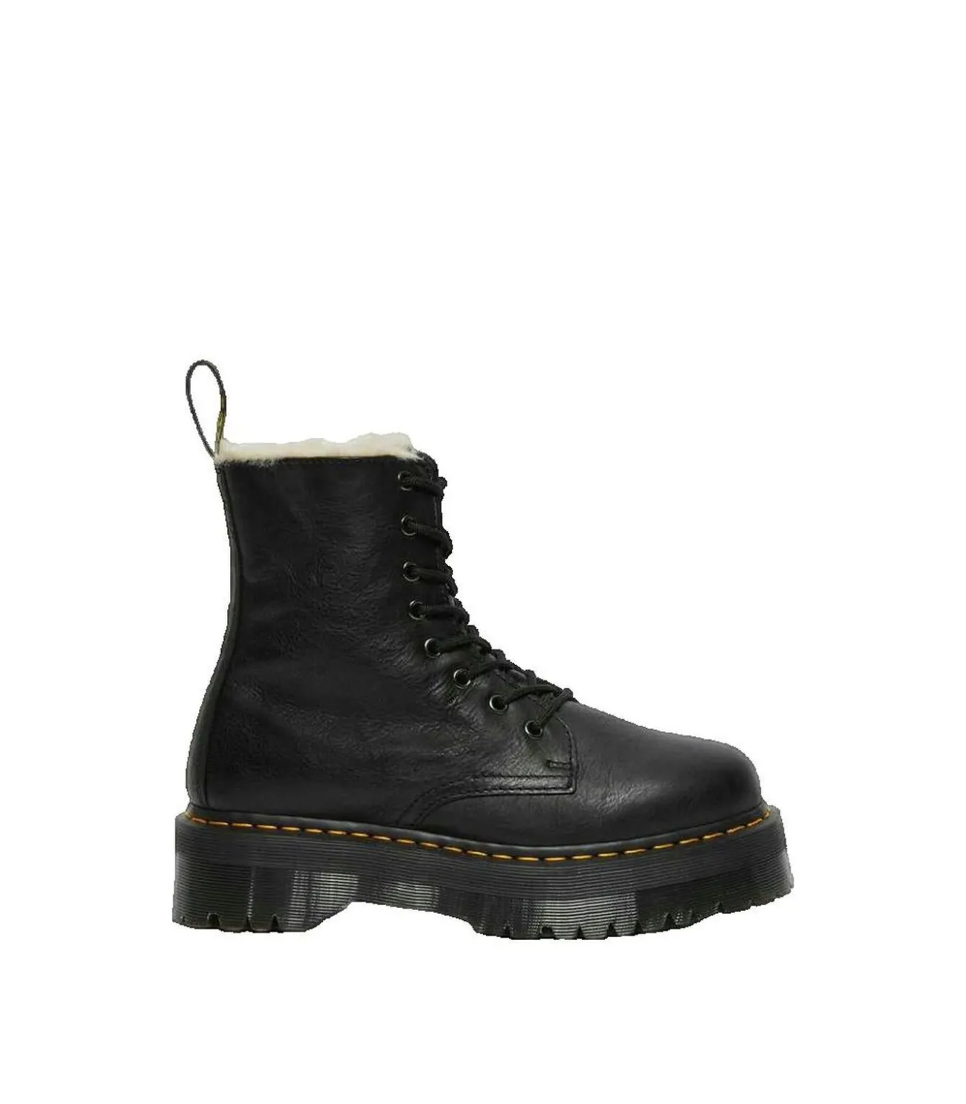 Dr. Martens Jadon gevoerde zwarte laarzen