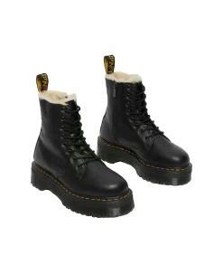 Dr. Martens Jadon gevoerde zwarte laarzen