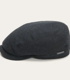 Driver Cap Cashmere Wol Antraciet