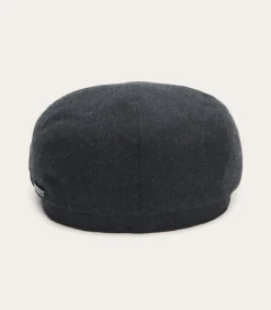 Driver Cap Cashmere Wol Antraciet