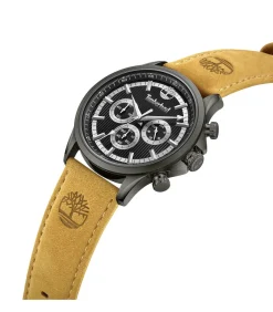 Dual time horloge Bernardston Black - Camel