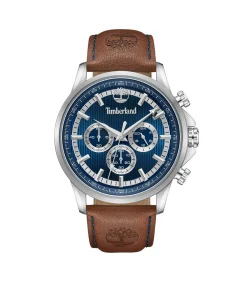 Dual time horloge Bernardston Blue - Brown