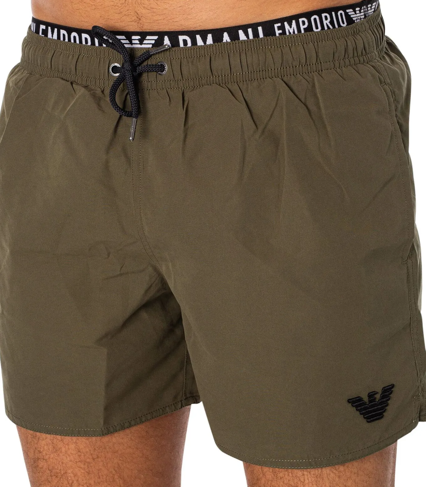 Dubbele Tailleband Zwemshort