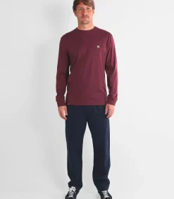 Effen T-shirt met lange mouwen TEBAZ