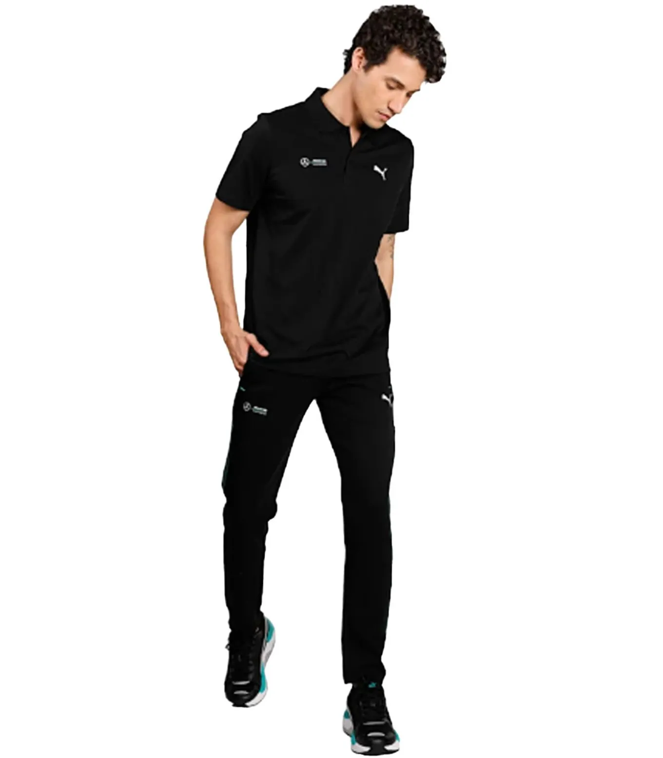 F1 ESSENTIALS - Poloshirt - Zwart