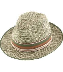 Fedora hoed olijf groen