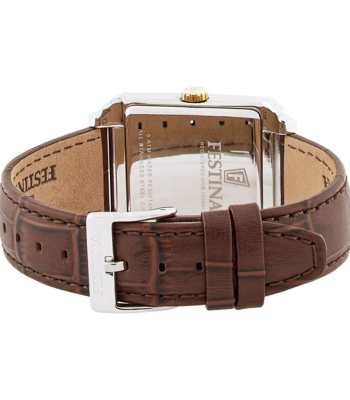 Festina heren grijs zilver horloge