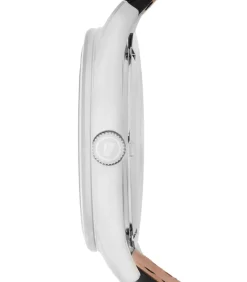 Festina heren zilver swiss made leer horloge armband