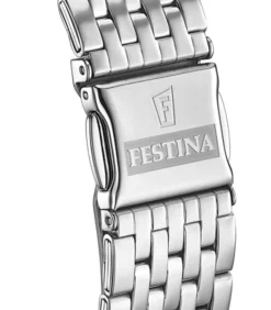 Festina heren zwart classics staal horloge armband