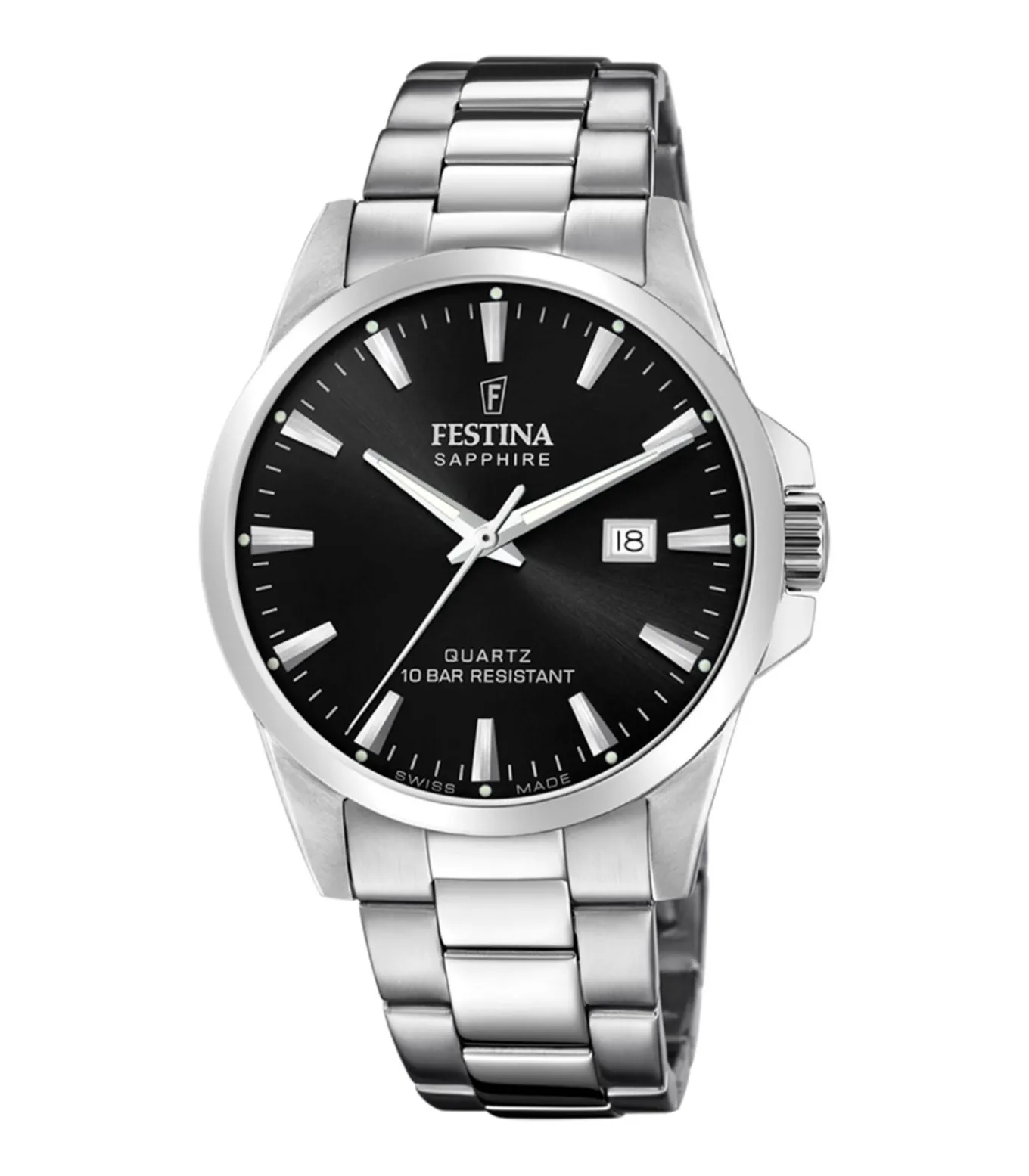 Festina heren zwart horloge