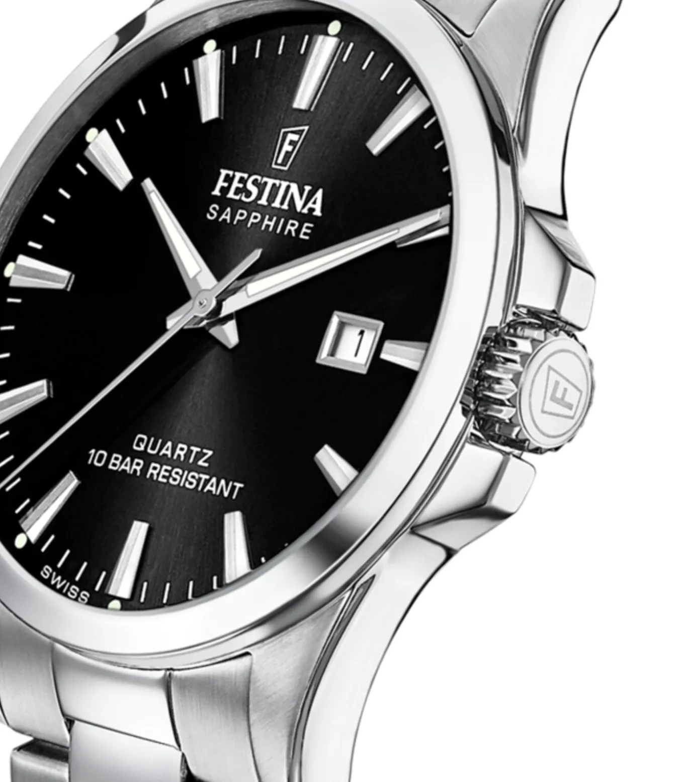 Festina heren zwart horloge