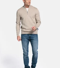 Fijngebreid katoen-cashmere trui - Kit