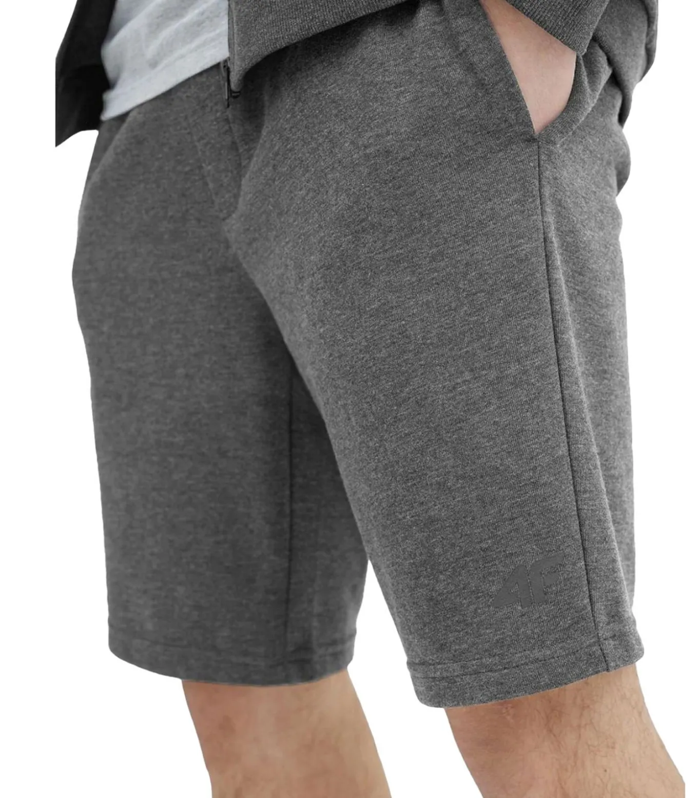 4FSS23TSHOM156 - Korte Broek - Donkergrijs