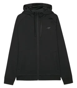 4FWAW24TFSWM403 - Hoodie Met Volledige Ritssluiting - Zwart