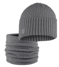 Gebreide & fleece nekwarmer Rutger