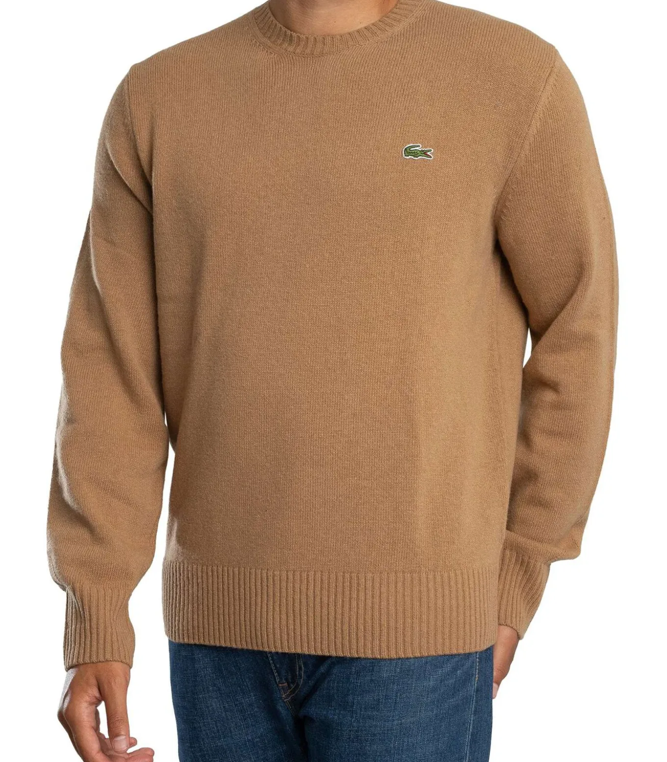 Gekaarde Wollen Ronde Hals Breisel
