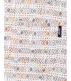 Geometrisch wit heren t-shirt