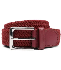 Geweven Riem Bordeaux