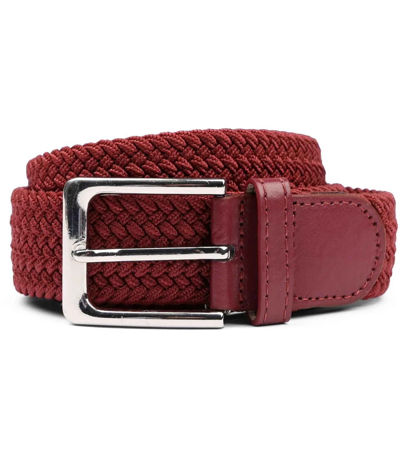 Geweven Riem Bordeaux