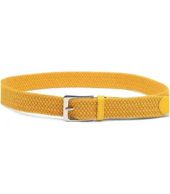 Geweven Riem Geel