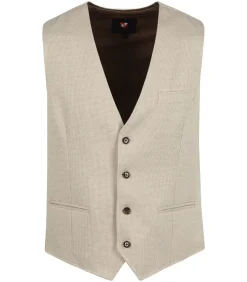 Gilet Gris Beige
