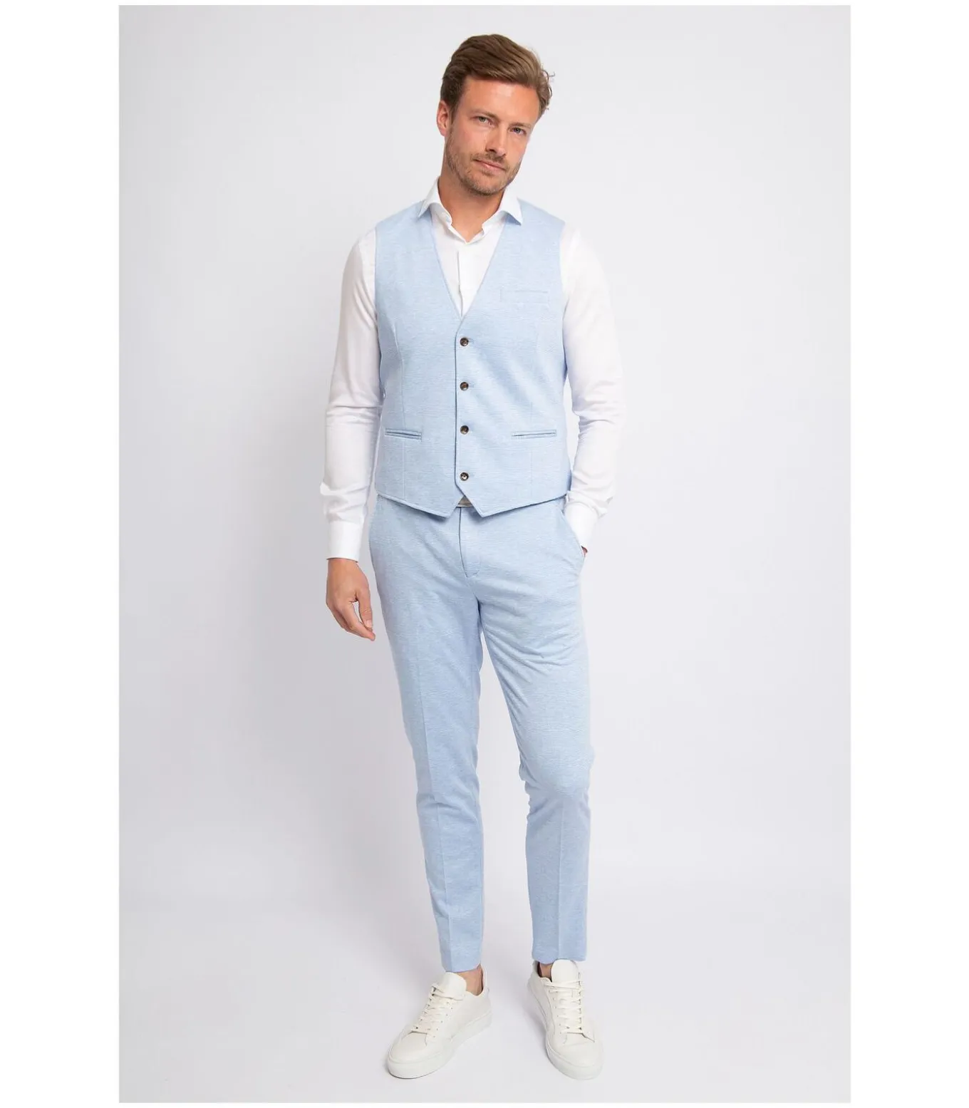 Gilet Gris Blauw
