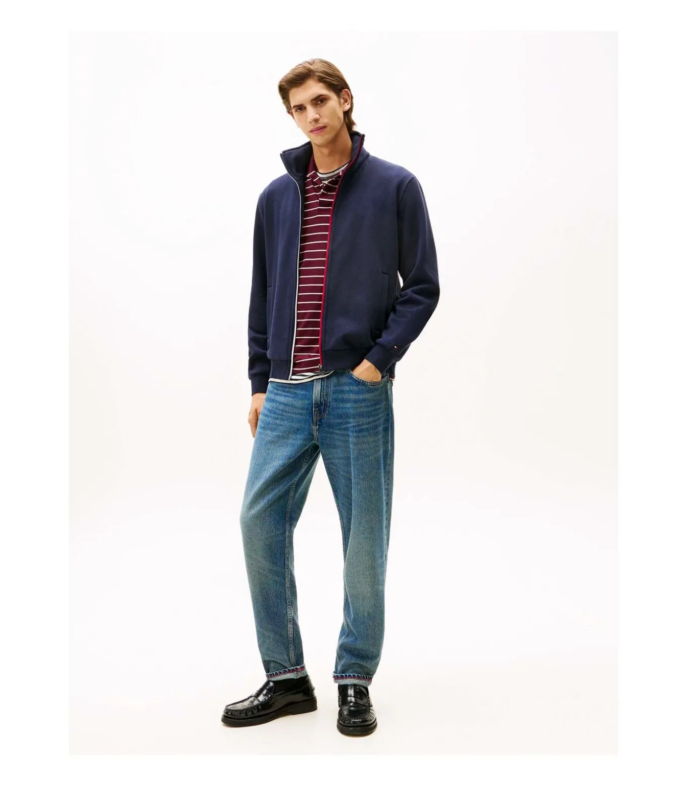 Global Stripe Zip Th
