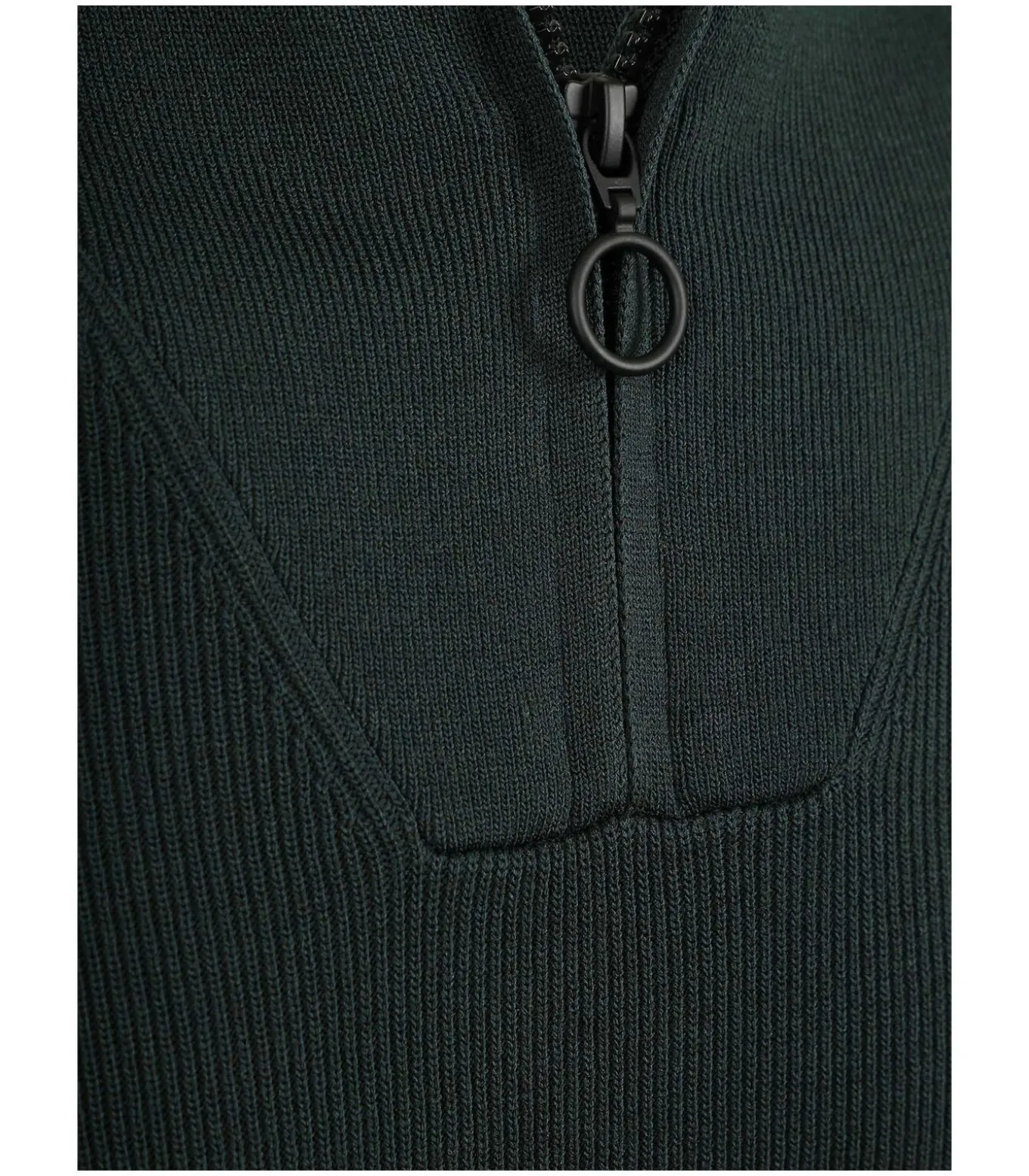Half Zip Trui Tias Cooldry Knit Mosgroen