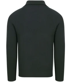 Half Zip Trui Tias Cooldry Knit Mosgroen