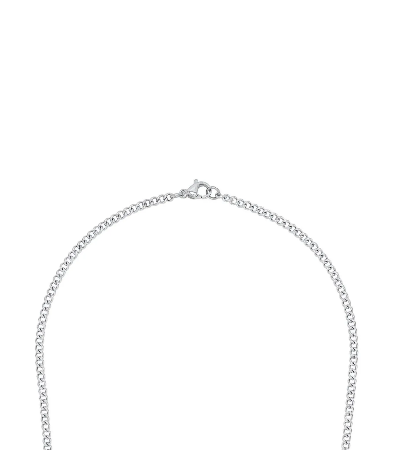halsketting voor mannen en vrouwen, unisex, roestvrij staal