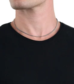 halsketting voor mannen en vrouwen, unisex, roestvrij staal