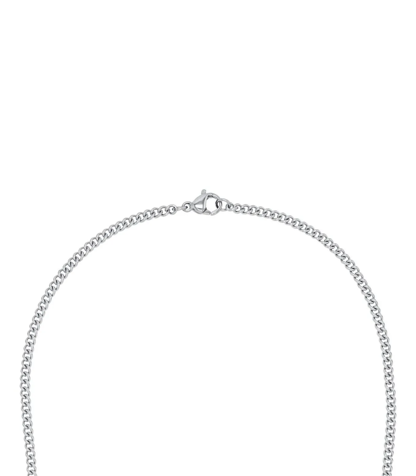 halsketting voor mannen en vrouwen, unisex, roestvrij staal