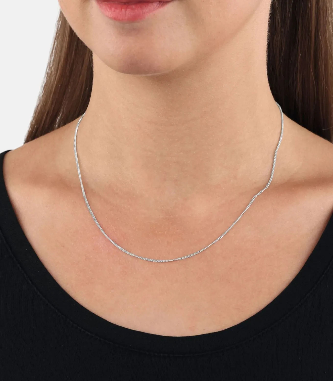 halsketting voor mannen en vrouwen, unisex, 925 Sterling zilver