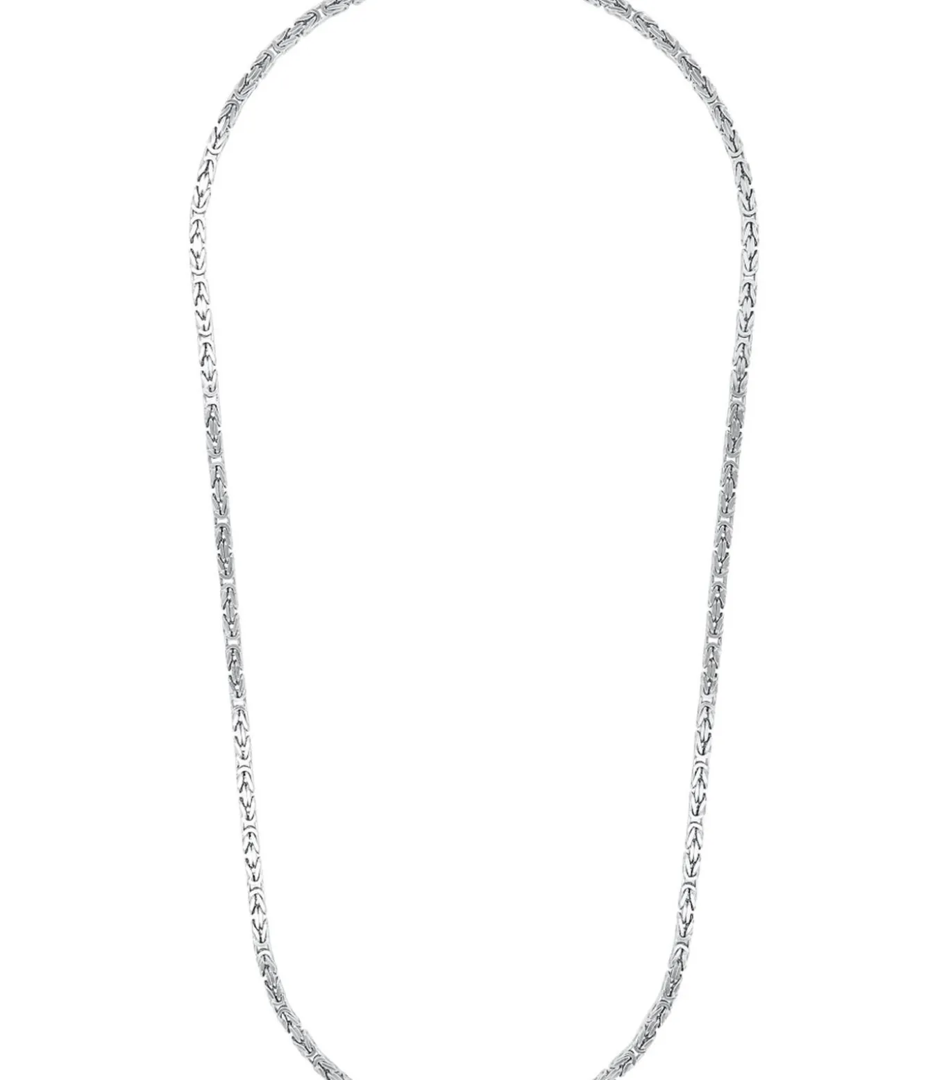halsketting voor mannen en vrouwen, unisex, 925 Sterling zilver