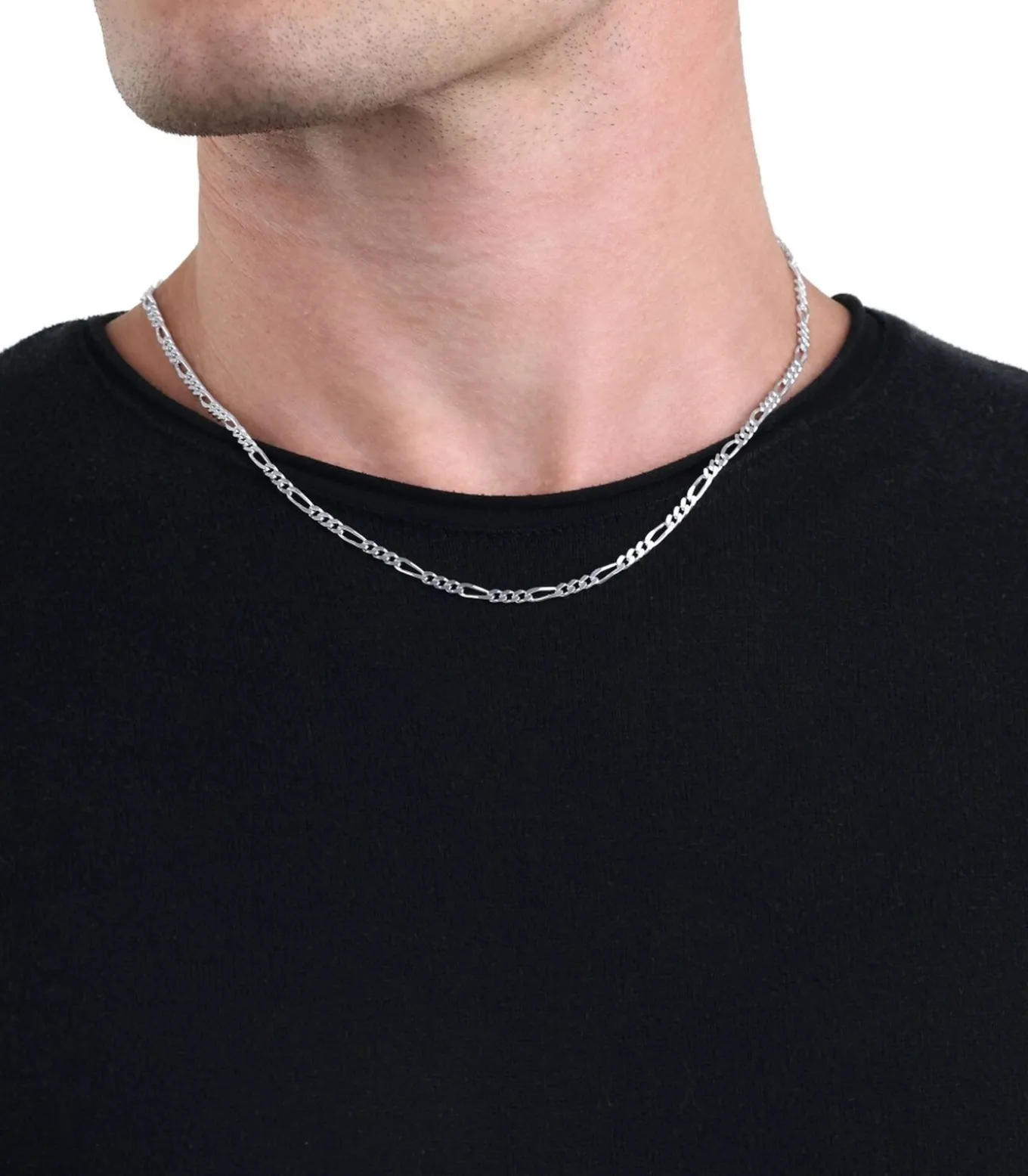 halsketting voor mannen en vrouwen, unisex, 925 Sterling zilver