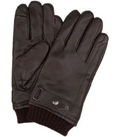 Handschoen Leer Bruin